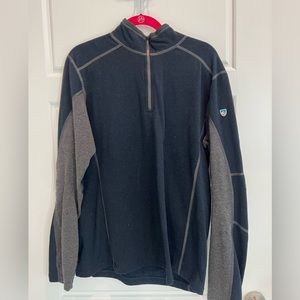 Navy and Grey KÜHL quarterzip